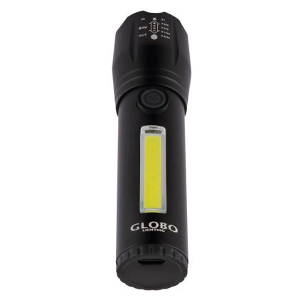 Globo - Светодиодный аккумуляторный фонарь LED/3W/5V + COB/3W 5500K 1200 mAh