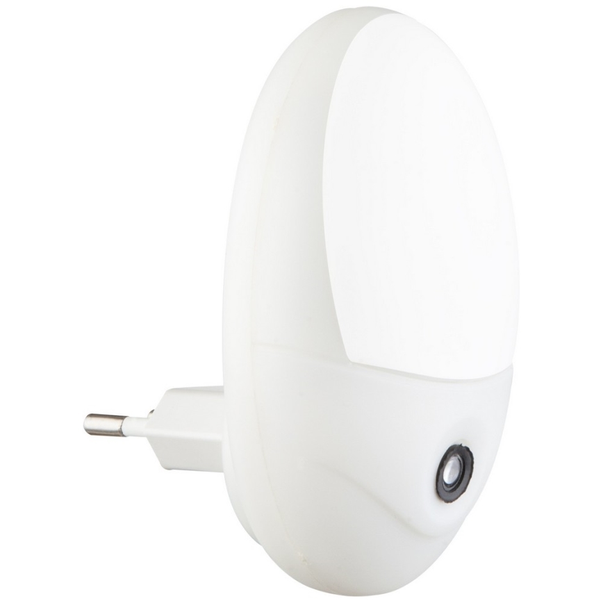 Globo - LED Навігаційний світильник з датчиком в розетку 4xLED/0,6W/230V 6500K