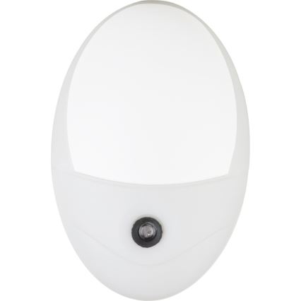 Globo - Светодиодный навигационный светильник в розетку с датчиком 4xLED/0,6W/230V 6500K