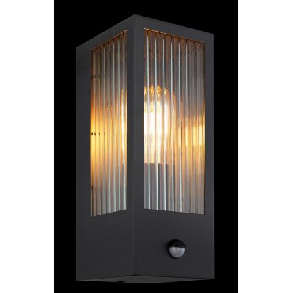 Globo - Настенный светильник с датчиком 1xE27/60W/230V IP44