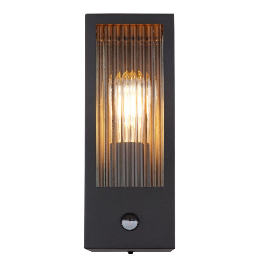 Globo - Настенный светильник с датчиком 1xE27/60W/230V IP44