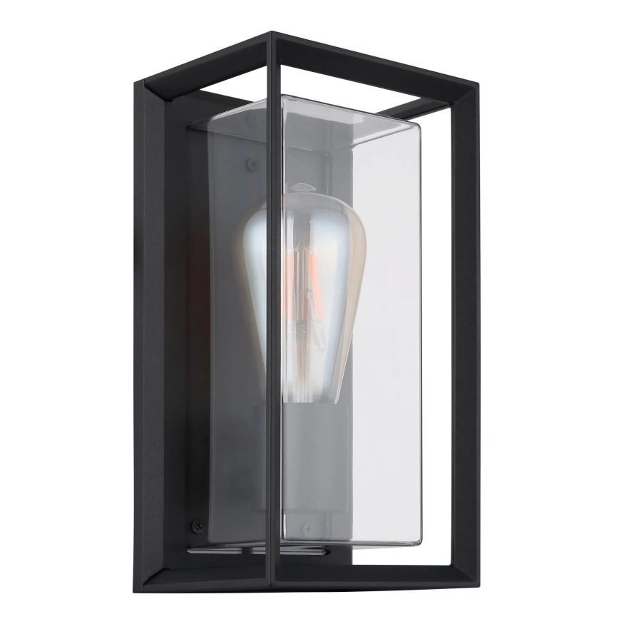 Globo - Вуличний настінний світильник 1xE27/60W/230V IP44 чорний