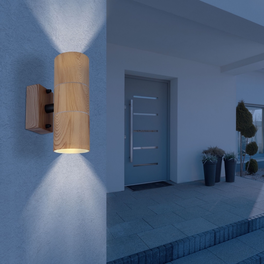 Globo - Уличный настенный светильник 2xGU10/35W/230V IP44