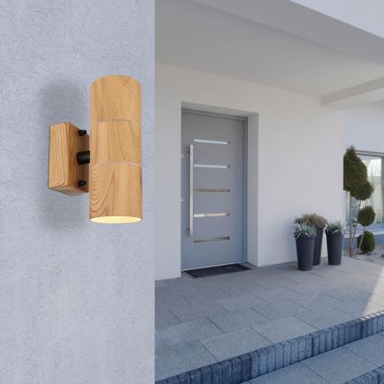 Globo - Уличный настенный светильник 2xGU10/35W/230V IP44