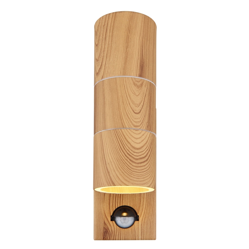 Globo - Зовнішній настінний світильник з датчиком 2xGU10/35W/230V IP44