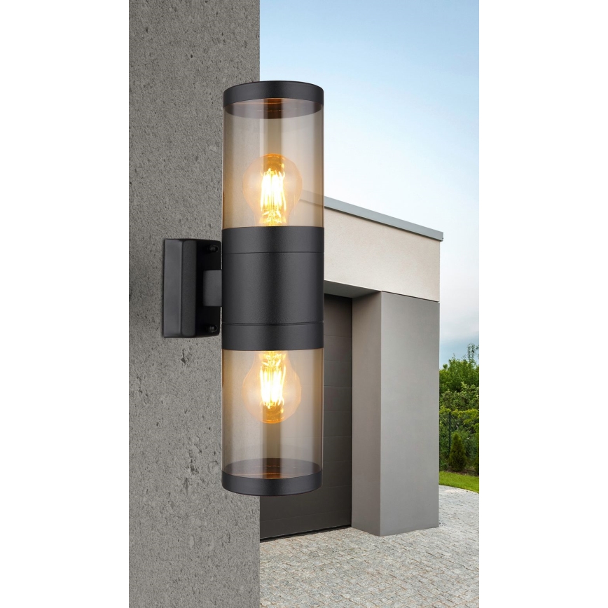 Globo - Уличный настенный светильник 2xE27/60W/230V IP44