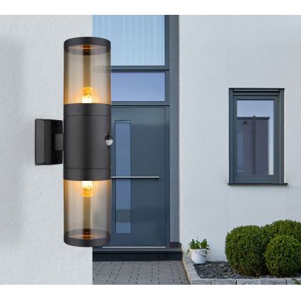 Globo настінний світильник з датчиком 2xE27/40W/230V IP44