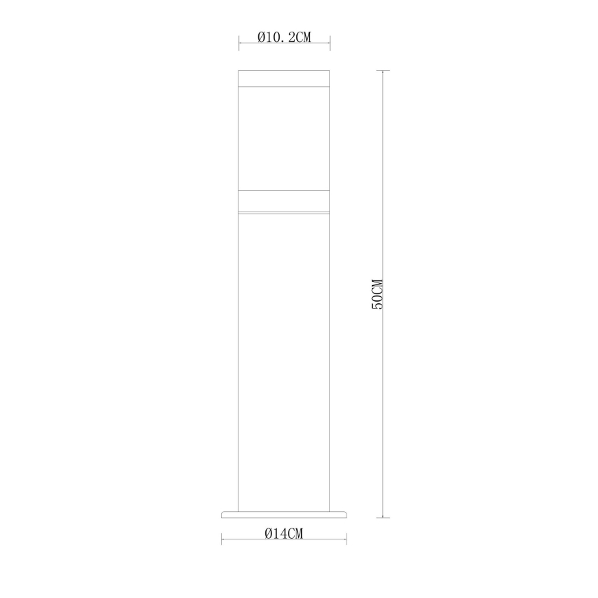 Globo - Уличная лампа 1xE27/60W/230V 50 см IP44