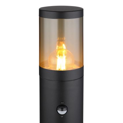 Globo - Уличная лампа с датчиком 1xE27/60W/230V 80 см IP44