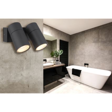 Globo - Настенный точечный светильник 2xGU10/35W/230V