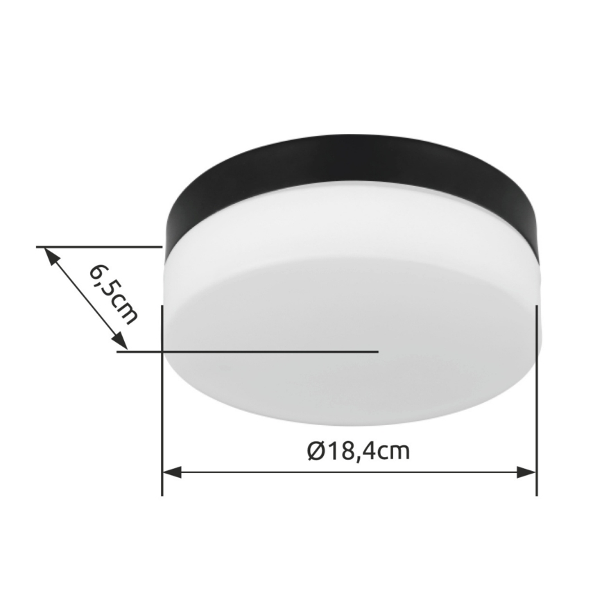 Globo - Светильник для ванной комнаты 1xE27/60W/230V диаметр 18,4 см IP44