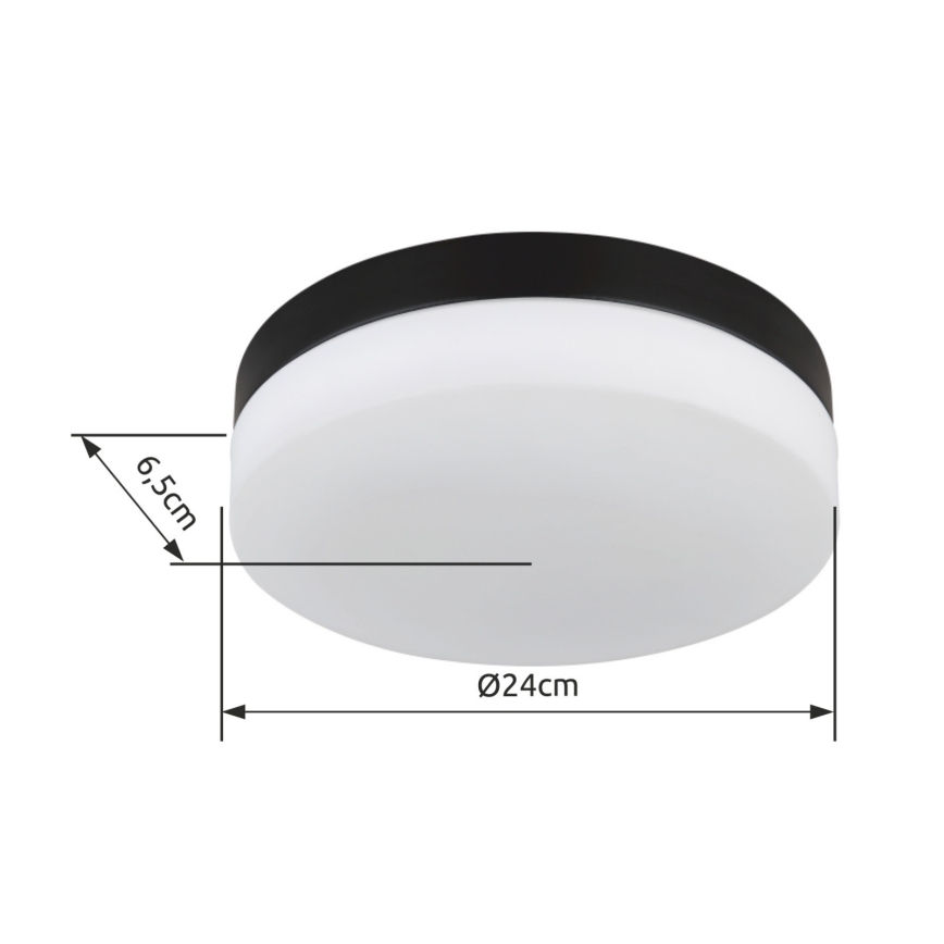 Globo - Светильник для ванной комнаты 2xE27/40W/230V диаметр 24 см IP44