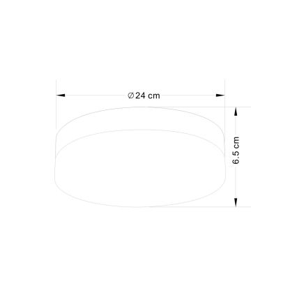 Globo - Светильник для ванной комнаты 2xE27/40W/230V диаметр 24 см IP44