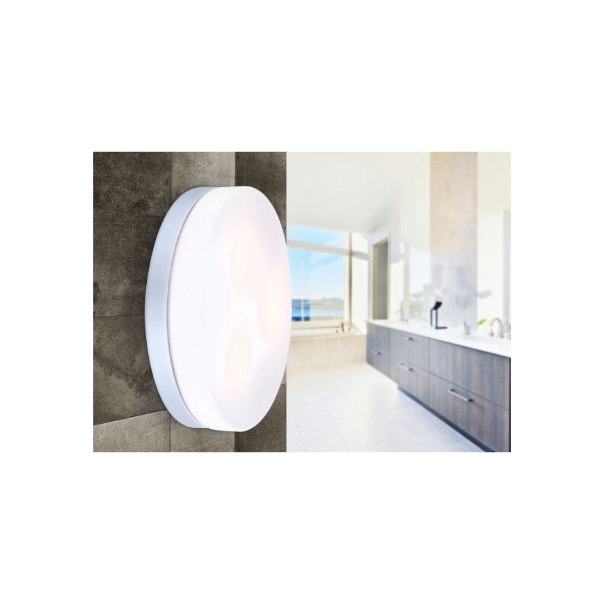 Globo - Светильник для ванной комнаты 3xE27/40W/230V диаметр 30 см IP44