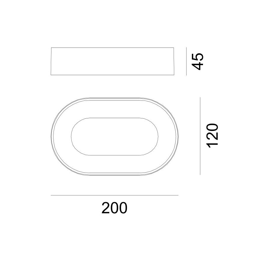 Globo - Вуличний світлодіодний настінний світильник LED/12W/230V IP65