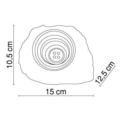 Globo - LED Декоративний світильник на сонячній батареї 4xLED/0,06W/3,2V IP44