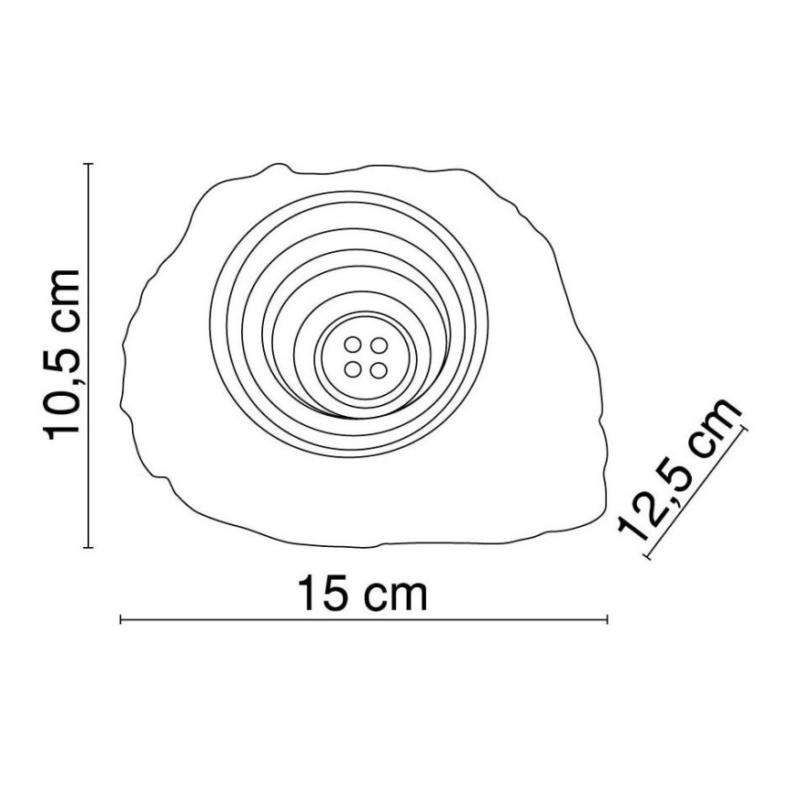 Globo - LED Декоративний світильник на сонячній батареї 4xLED/0,06W/3,2V IP44