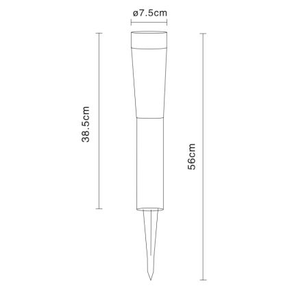 Globo 3303 - Сонячне LED освітлення SOLAR 2xLED/0,06W/3V 600 mAh