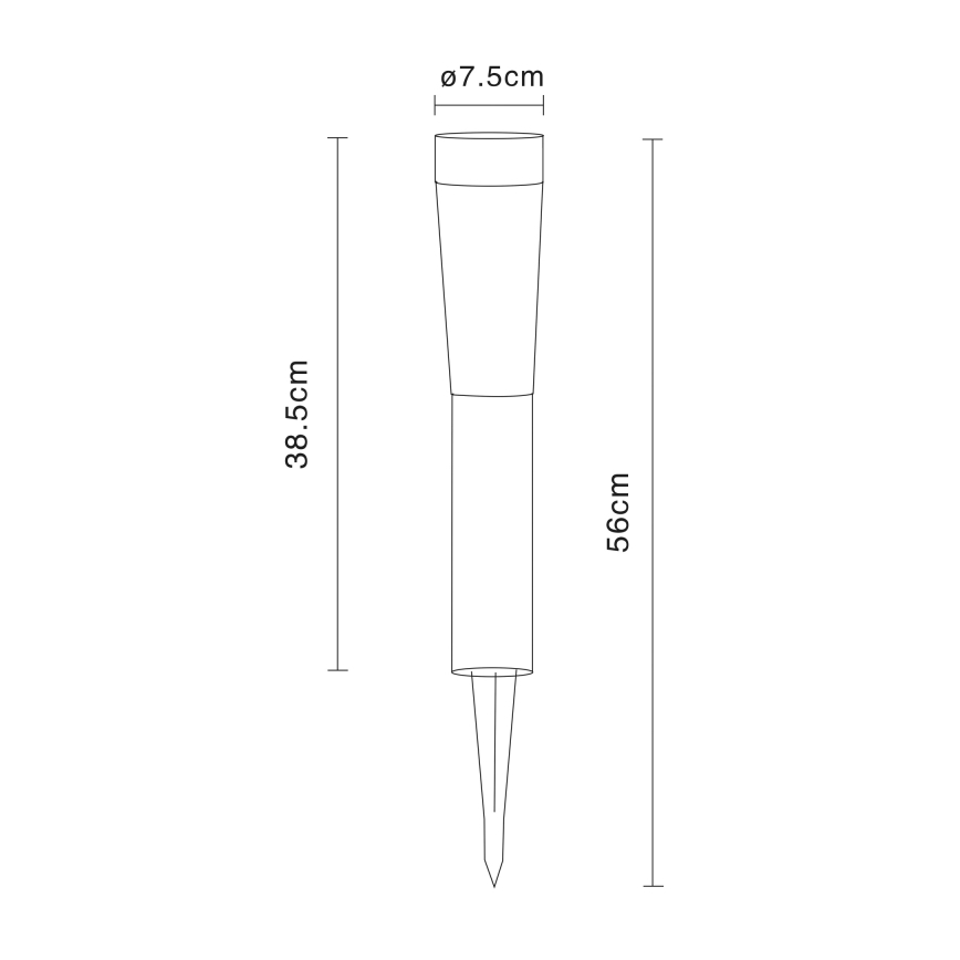 Globo 3303 - Сонячне LED освітлення SOLAR 2xLED/0,06W/3V 600 mAh