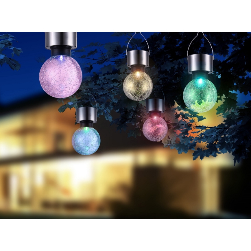 Globo - Світлодіодний світильник на сонячній батареї LED/0,05W/1,2V IP44