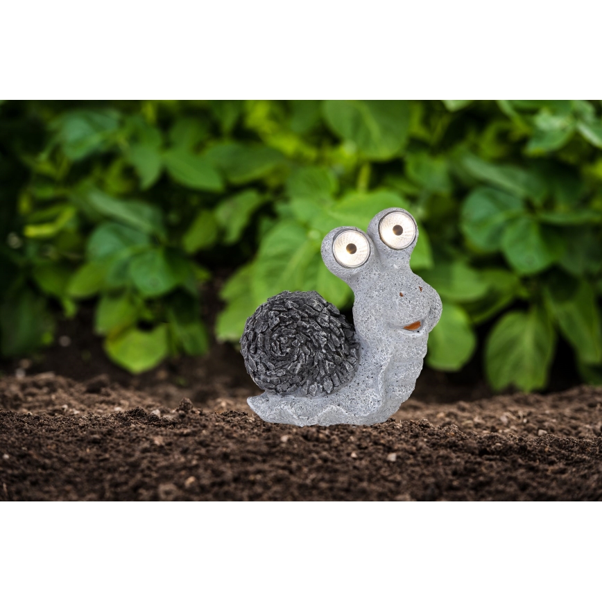 Globo - Светодиодный светильник на солнечной батарее 2xLED/0,06W/3V IP44 улитка