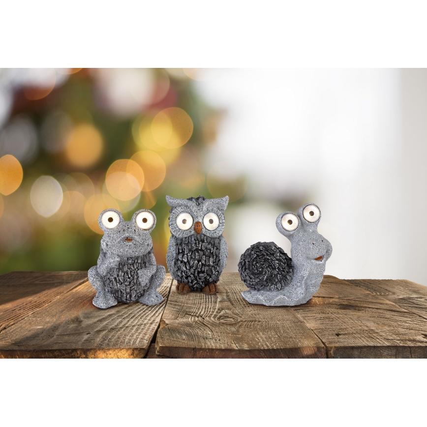 Globo - Світлодіодний світильник на сонячній батареї 2xLED/0,06W/3V IP44 равлик