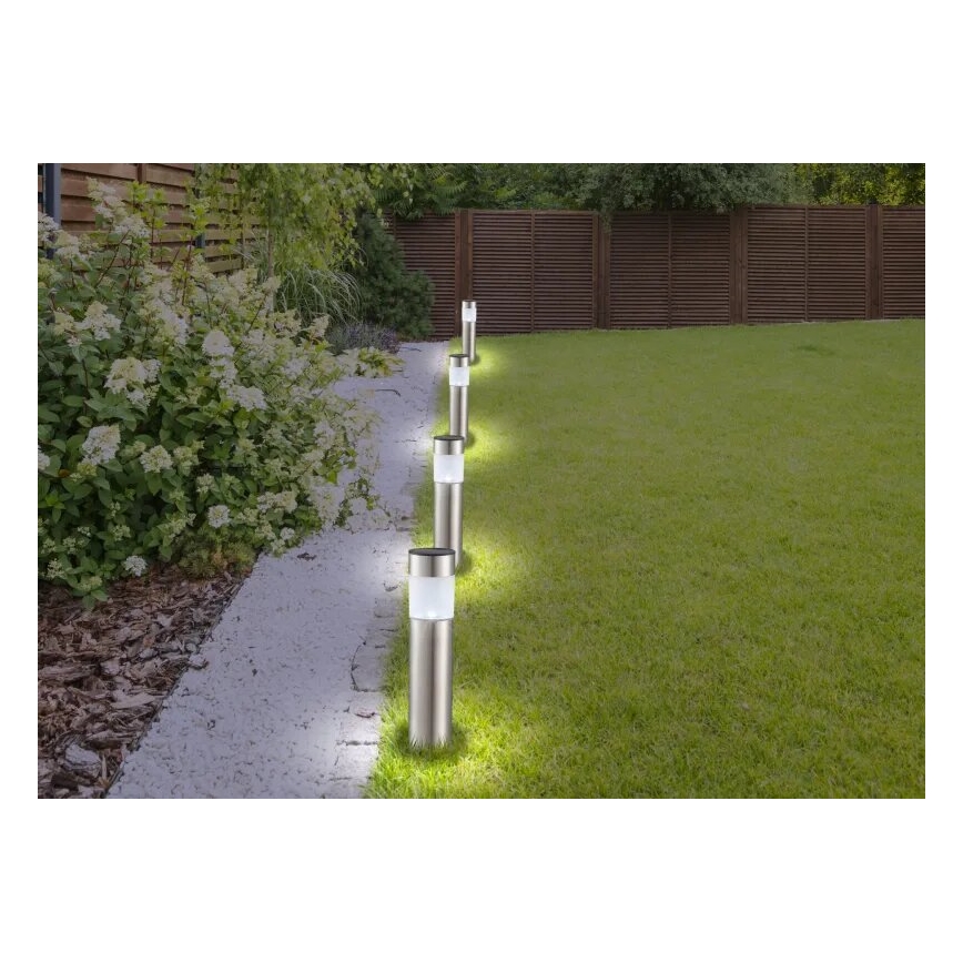 Globo - НАБОР 4x Светодиодный светильник на солнечной батарее LED/0,07W/3V IP44 600 mAh