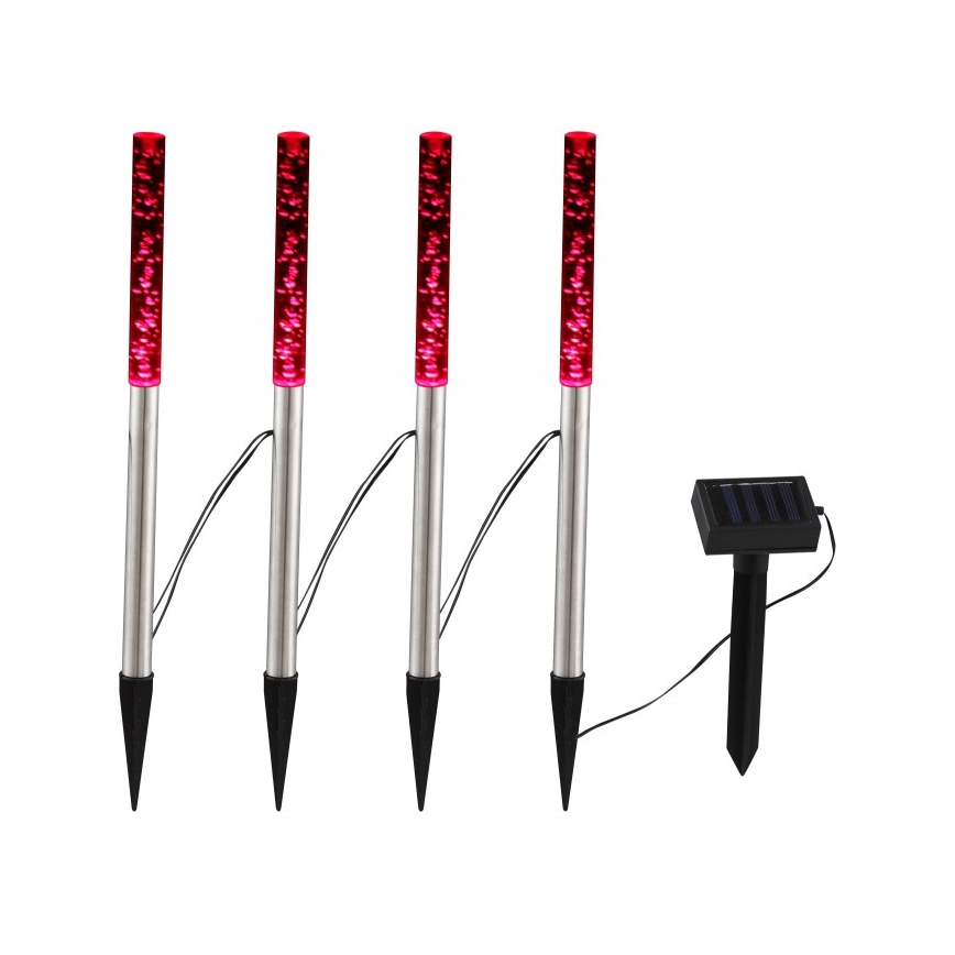 Globo - НАБІР 4 шт. LED сонячних світильників 4xLED/0,07W IP44 600 мАг