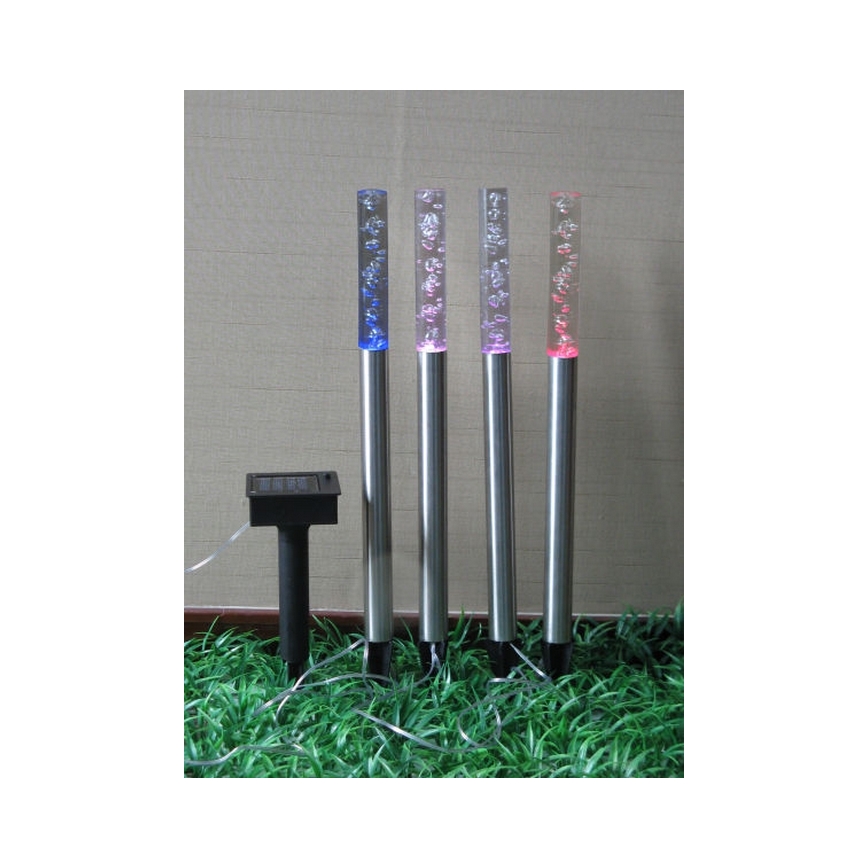 Globo - НАБОР 4x Светодиодный светильник на солнечной батарее 4xLED/0,07W IP44 600 mAh