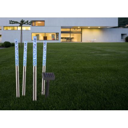 Globo - НАБОР 4x Светодиодный светильник на солнечной батарее 4xLED/0,07W IP44 600 mAh