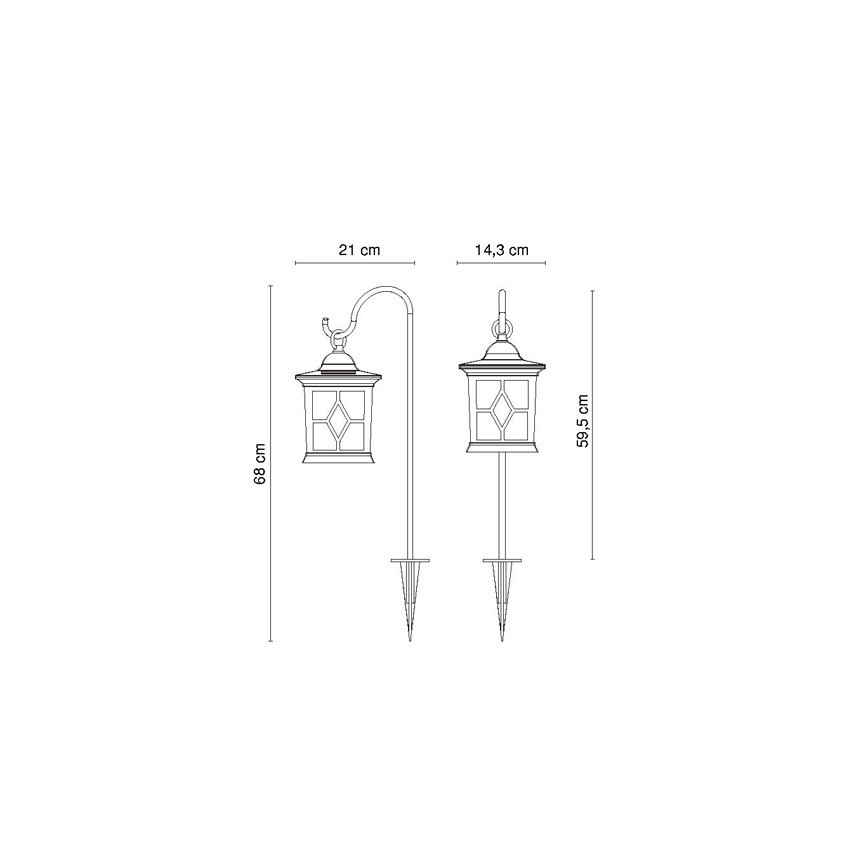 Globo - Светодиодная лампа на солнечной батарее LED/0,05W/3,2V IP44