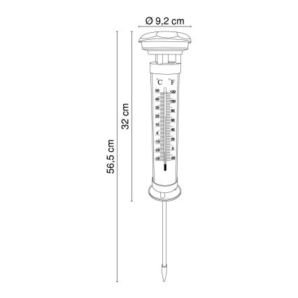 Globo - Светодиодный светильник на солнечной батарее LED/0,06W IP44