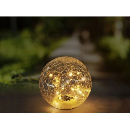 Globo - Светодиодный светильник на солнечной батарее 20xLED/0,06W/3,2V диаметр 19,5 см IP44 600 mAh