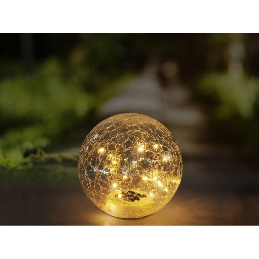 Globo - Светодиодный светильник на солнечной батарее 20xLED/0,06W/3,2V диаметр 19,5 см IP44 600 mAh