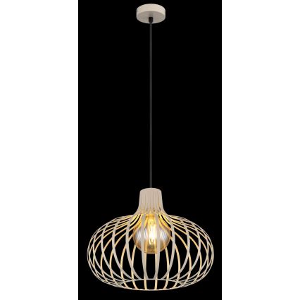 Globo - Підвісна люстра на тросі 1xE27/40W/230V бежева