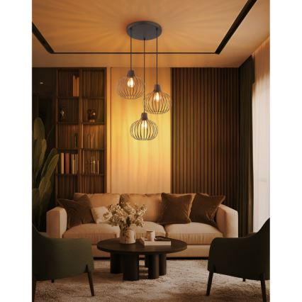 Globo - Люстра на тросі 3xE27/40W/230V