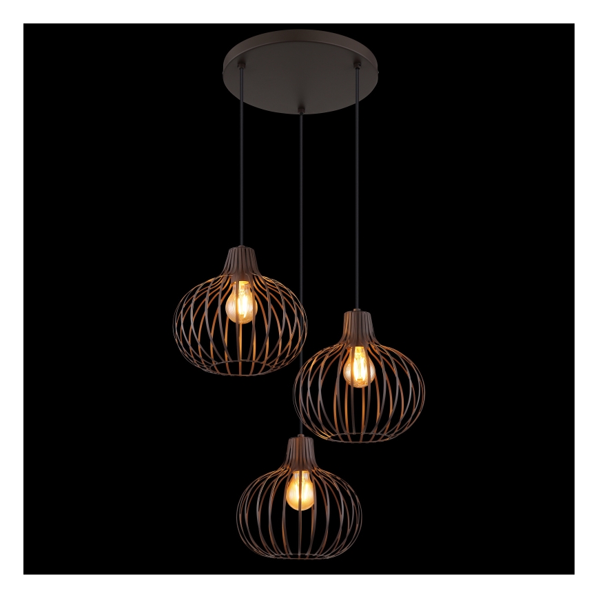 Globo - Люстра на тросі 3xE27/40W/230V