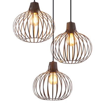 Globo - Люстра на тросі 3xE27/40W/230V