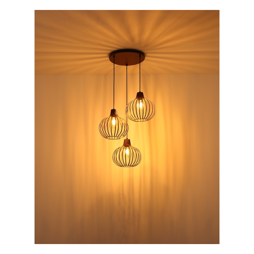 Globo - Люстра на тросе 3xE27/40W/230V