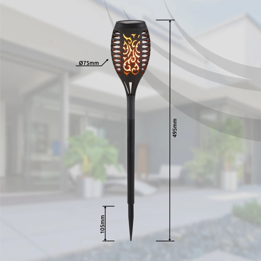 Globo - НАБОР 3x Светодиодный светильник на солнечной батарее LED/0,1W/3V IP44 200 mAh