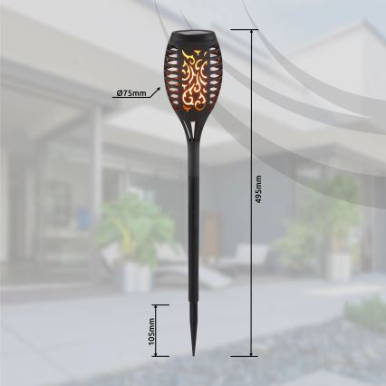 Globo - НАБОР 3x Светодиодный светильник на солнечной батарее LED/0,1W/3V IP44