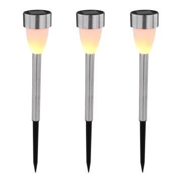 Globo 33576-3 - НАБІР 3x Лампа на сонячній батареї 3xLED/0,06W/1,2V IP44
