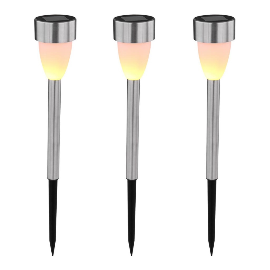Globo 33576-3 - НАБІР 3x Лампа на сонячній батареї 3xLED/0,06W/1,2V IP44