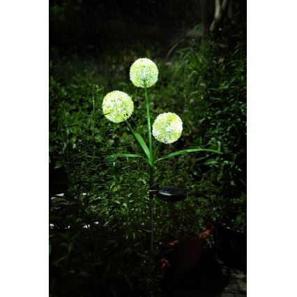 Globo - Світильник на сонячній батареї LED 3xLED/0,06W/3V 5000K IP44 200 mAh жовтий