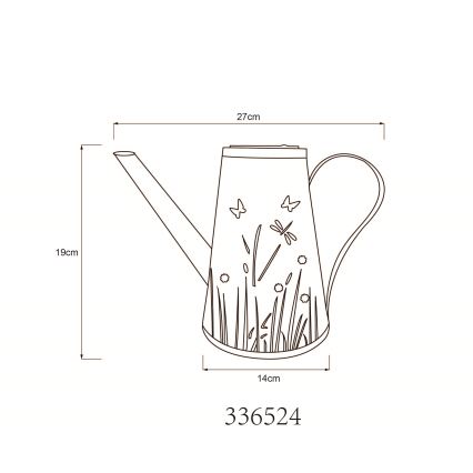 Globo - Світлодіодний світильник на сонячній батареї LED/0,03W/1,2V IP44