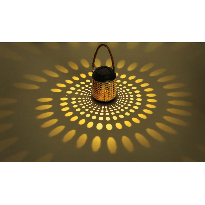 Globo - Світлодіодний світильник на сонячній батареї LED/0,06W/3V 3000K IP44 бамбук