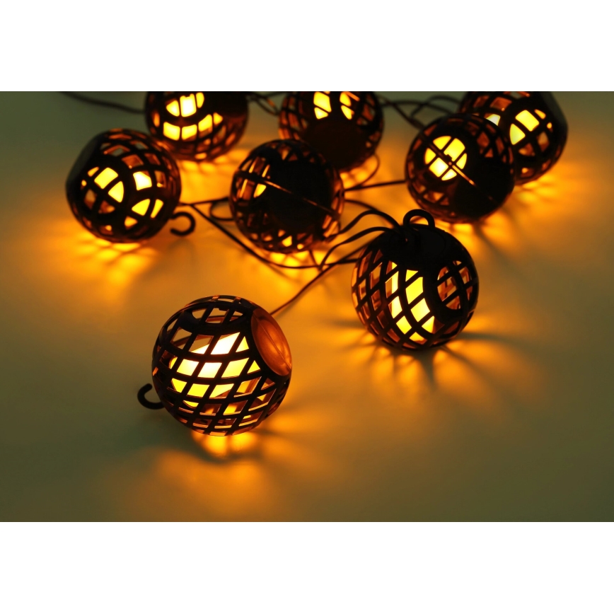 Globo - LED На сонячній батареї декоративна гірлянда 98xLED/0,1W/3V 410 см IP44