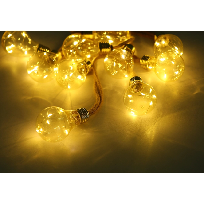 Globo - LED На сонячній батареї декоративна гірлянда 50xLED/0,06W/3,2V 570 см IP44