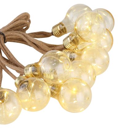Globo - LED На сонячній батареї декоративна гірлянда 50xLED/0,06W/3,2V 570 см IP44