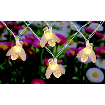 Globo - LED гірлянда на сонячній батареї 20xLED/0,06W/3V IP44